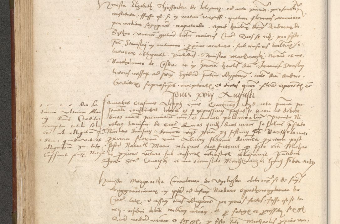 Zdjęcie nr 179 dla obiektu archiwalnego: Acta obligationum coram reverendo patre domino Thoma Rosnowsky canonico et officiali generali Cracoviensi ad annum Domini 1518