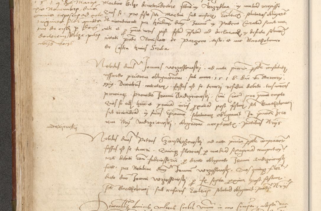 Zdjęcie nr 175 dla obiektu archiwalnego: Acta obligationum coram reverendo patre domino Thoma Rosnowsky canonico et officiali generali Cracoviensi ad annum Domini 1518
