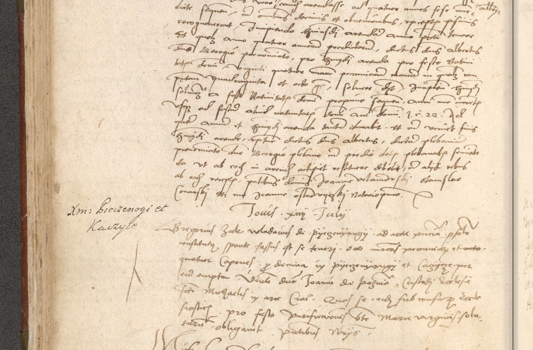 Zdjęcie nr 169 dla obiektu archiwalnego: Acta obligationum coram reverendo patre domino Thoma Rosnowsky canonico et officiali generali Cracoviensi ad annum Domini 1518
