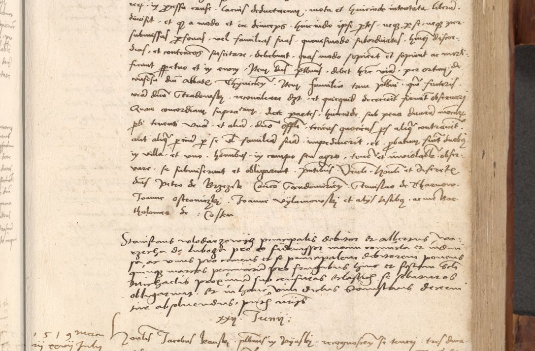 Zdjęcie nr 164 dla obiektu archiwalnego: Acta obligationum coram reverendo patre domino Thoma Rosnowsky canonico et officiali generali Cracoviensi ad annum Domini 1518