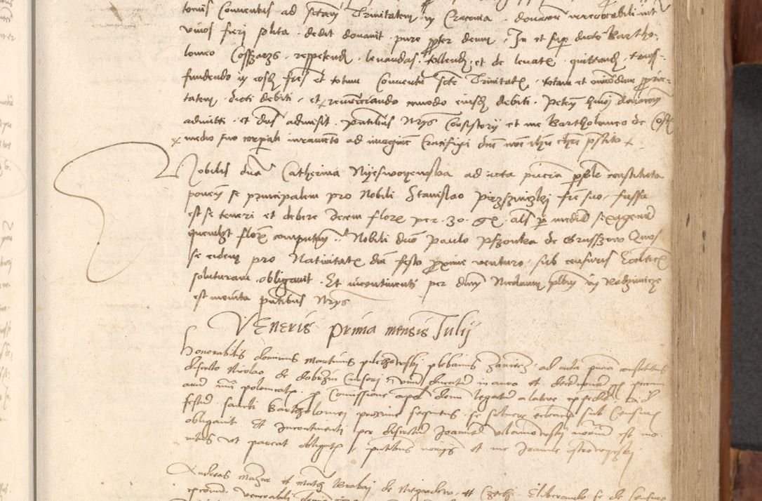Zdjęcie nr 166 dla obiektu archiwalnego: Acta obligationum coram reverendo patre domino Thoma Rosnowsky canonico et officiali generali Cracoviensi ad annum Domini 1518