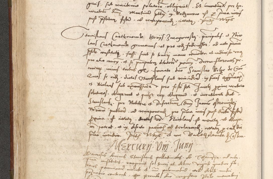 Zdjęcie nr 161 dla obiektu archiwalnego: Acta obligationum coram reverendo patre domino Thoma Rosnowsky canonico et officiali generali Cracoviensi ad annum Domini 1518