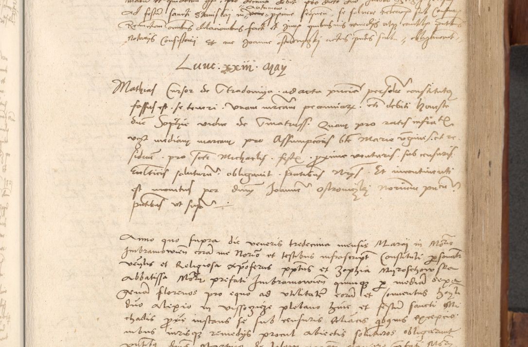 Zdjęcie nr 154 dla obiektu archiwalnego: Acta obligationum coram reverendo patre domino Thoma Rosnowsky canonico et officiali generali Cracoviensi ad annum Domini 1518