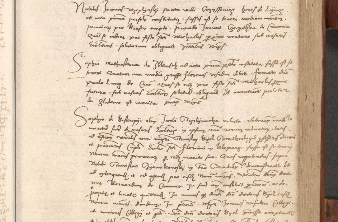 Zdjęcie nr 156 dla obiektu archiwalnego: Acta obligationum coram reverendo patre domino Thoma Rosnowsky canonico et officiali generali Cracoviensi ad annum Domini 1518