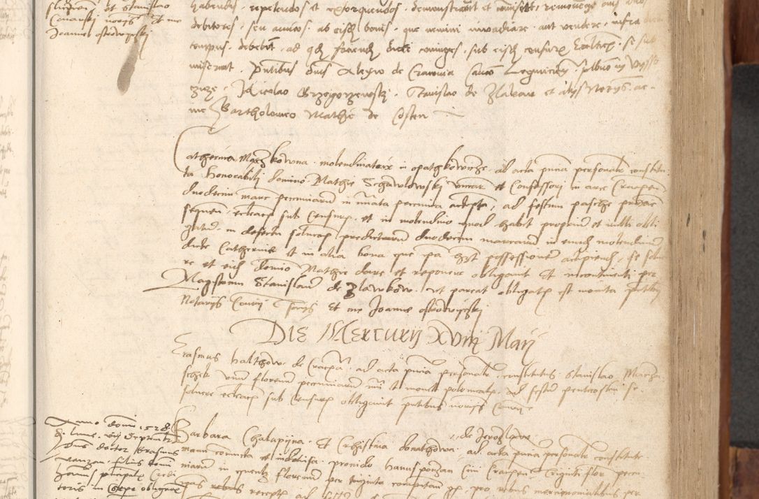 Zdjęcie nr 152 dla obiektu archiwalnego: Acta obligationum coram reverendo patre domino Thoma Rosnowsky canonico et officiali generali Cracoviensi ad annum Domini 1518