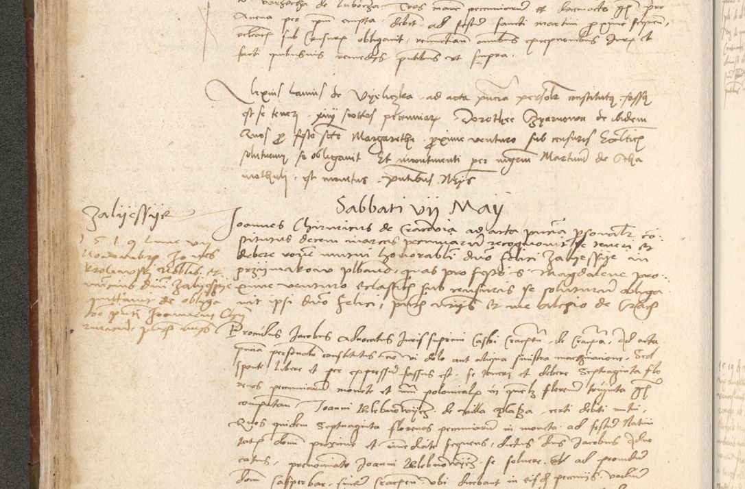 Zdjęcie nr 147 dla obiektu archiwalnego: Acta obligationum coram reverendo patre domino Thoma Rosnowsky canonico et officiali generali Cracoviensi ad annum Domini 1518