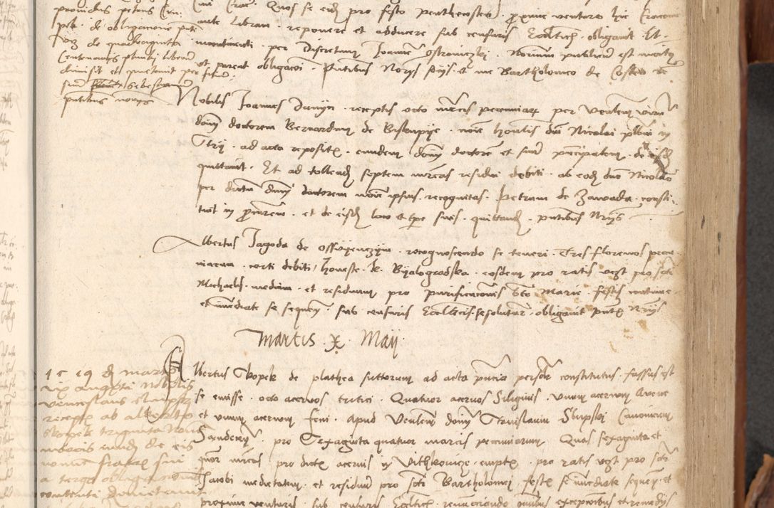 Zdjęcie nr 148 dla obiektu archiwalnego: Acta obligationum coram reverendo patre domino Thoma Rosnowsky canonico et officiali generali Cracoviensi ad annum Domini 1518
