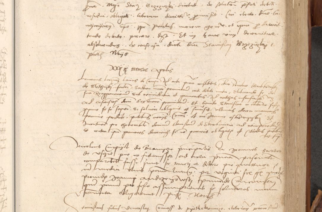 Zdjęcie nr 144 dla obiektu archiwalnego: Acta obligationum coram reverendo patre domino Thoma Rosnowsky canonico et officiali generali Cracoviensi ad annum Domini 1518