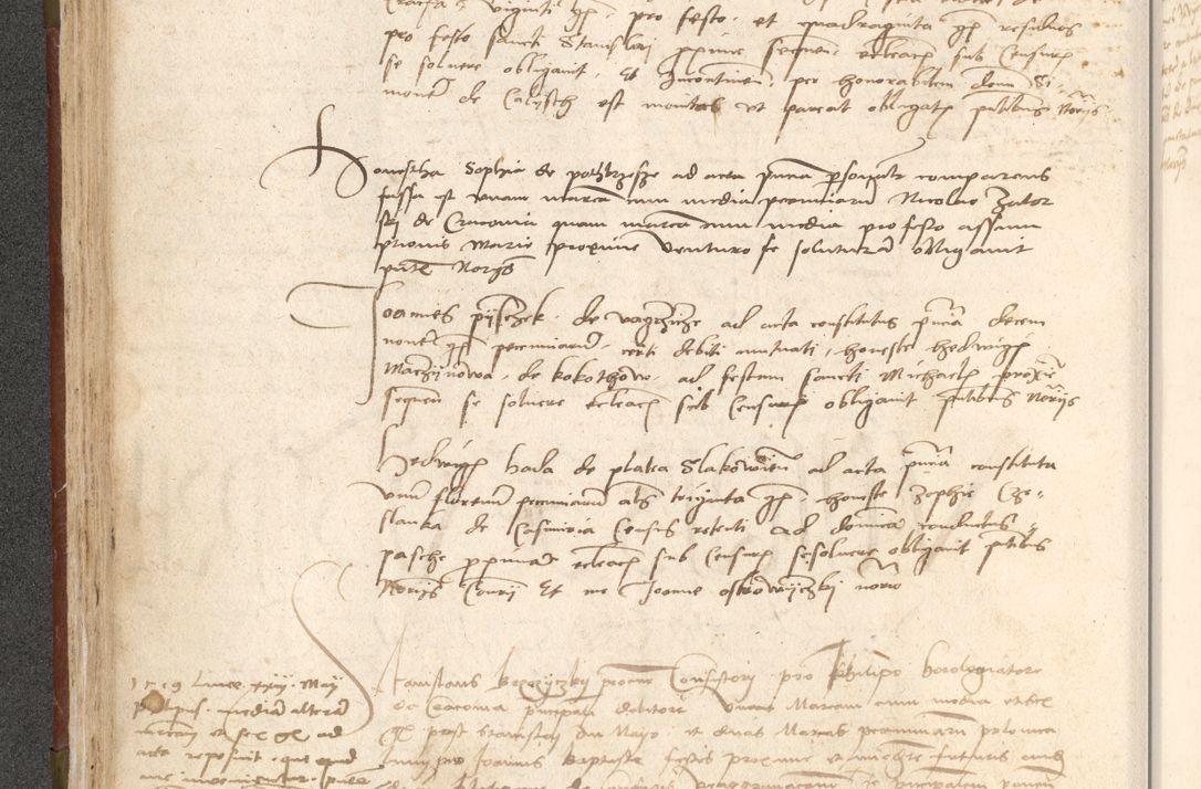 Zdjęcie nr 137 dla obiektu archiwalnego: Acta obligationum coram reverendo patre domino Thoma Rosnowsky canonico et officiali generali Cracoviensi ad annum Domini 1518