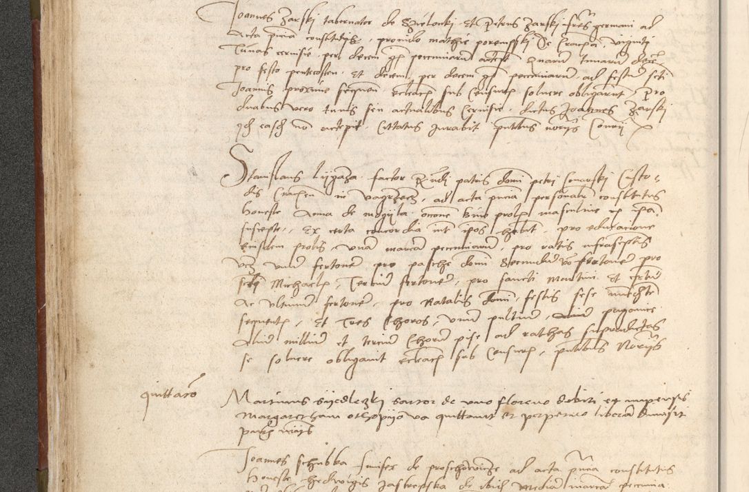 Zdjęcie nr 129 dla obiektu archiwalnego: Acta obligationum coram reverendo patre domino Thoma Rosnowsky canonico et officiali generali Cracoviensi ad annum Domini 1518