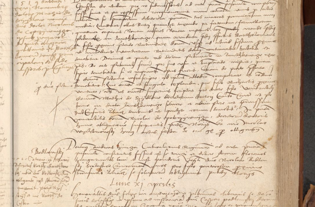 Zdjęcie nr 128 dla obiektu archiwalnego: Acta obligationum coram reverendo patre domino Thoma Rosnowsky canonico et officiali generali Cracoviensi ad annum Domini 1518