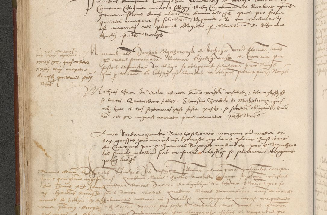 Zdjęcie nr 127 dla obiektu archiwalnego: Acta obligationum coram reverendo patre domino Thoma Rosnowsky canonico et officiali generali Cracoviensi ad annum Domini 1518