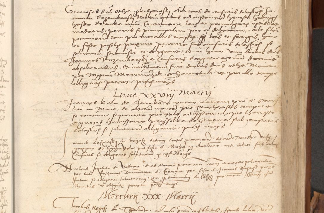 Zdjęcie nr 122 dla obiektu archiwalnego: Acta obligationum coram reverendo patre domino Thoma Rosnowsky canonico et officiali generali Cracoviensi ad annum Domini 1518