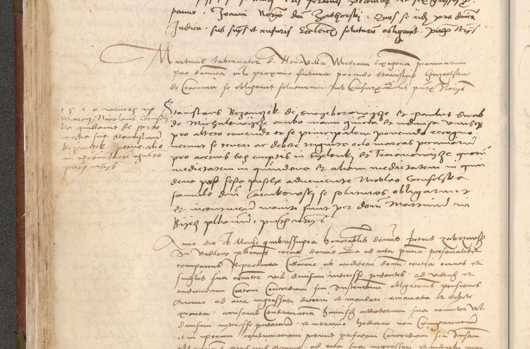 Zdjęcie nr 117 dla obiektu archiwalnego: Acta obligationum coram reverendo patre domino Thoma Rosnowsky canonico et officiali generali Cracoviensi ad annum Domini 1518