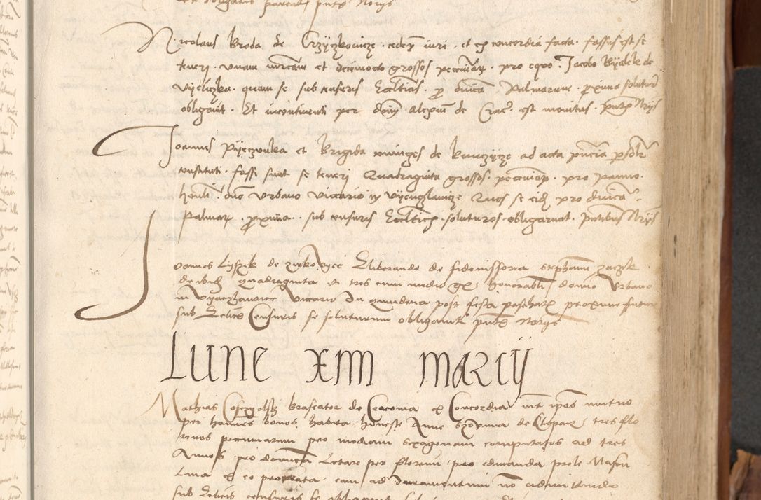 Zdjęcie nr 114 dla obiektu archiwalnego: Acta obligationum coram reverendo patre domino Thoma Rosnowsky canonico et officiali generali Cracoviensi ad annum Domini 1518