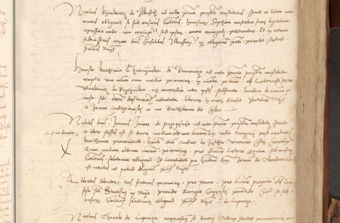 Zdjęcie nr 110 dla obiektu archiwalnego: Acta obligationum coram reverendo patre domino Thoma Rosnowsky canonico et officiali generali Cracoviensi ad annum Domini 1518