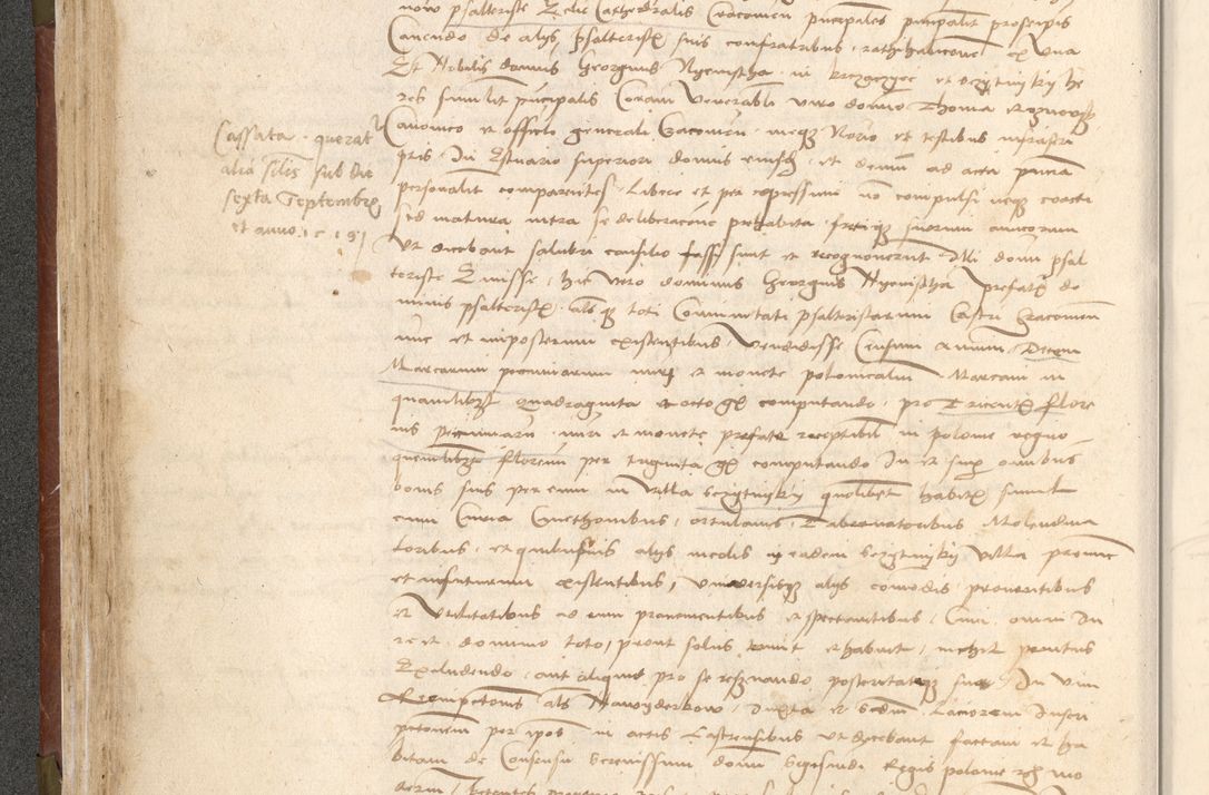 Zdjęcie nr 111 dla obiektu archiwalnego: Acta obligationum coram reverendo patre domino Thoma Rosnowsky canonico et officiali generali Cracoviensi ad annum Domini 1518