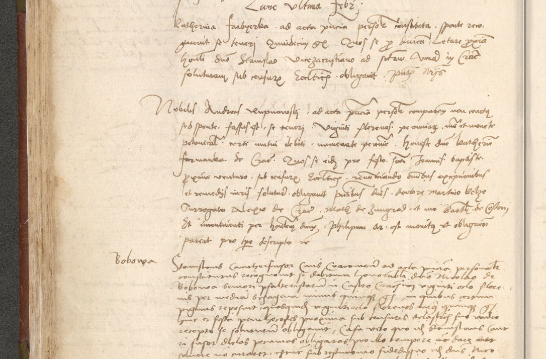 Zdjęcie nr 109 dla obiektu archiwalnego: Acta obligationum coram reverendo patre domino Thoma Rosnowsky canonico et officiali generali Cracoviensi ad annum Domini 1518