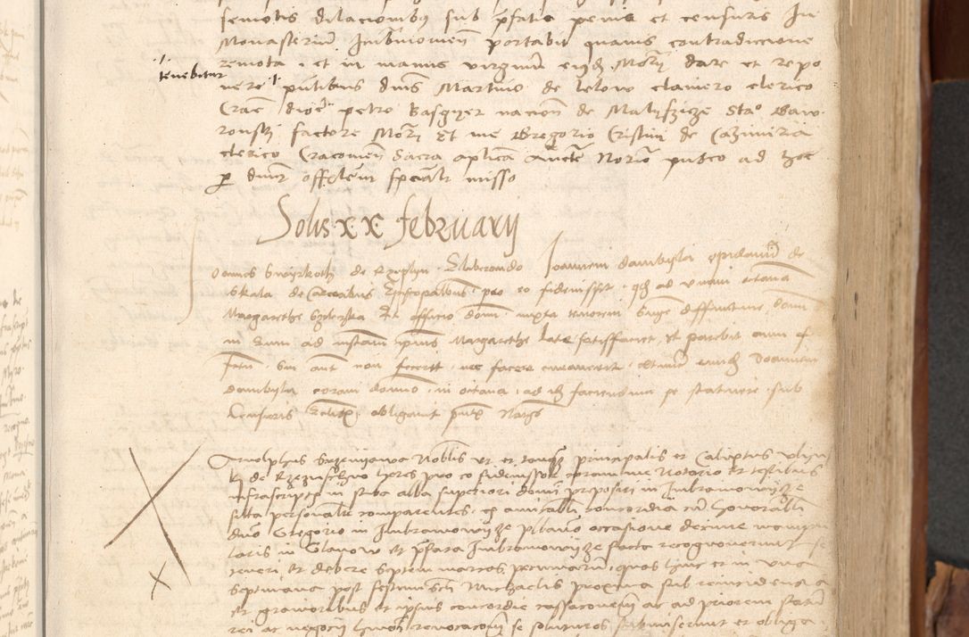 Zdjęcie nr 106 dla obiektu archiwalnego: Acta obligationum coram reverendo patre domino Thoma Rosnowsky canonico et officiali generali Cracoviensi ad annum Domini 1518