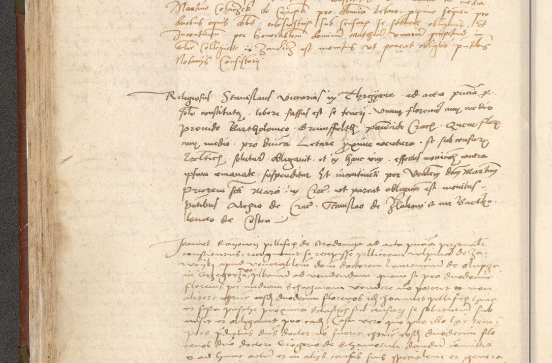 Zdjęcie nr 107 dla obiektu archiwalnego: Acta obligationum coram reverendo patre domino Thoma Rosnowsky canonico et officiali generali Cracoviensi ad annum Domini 1518