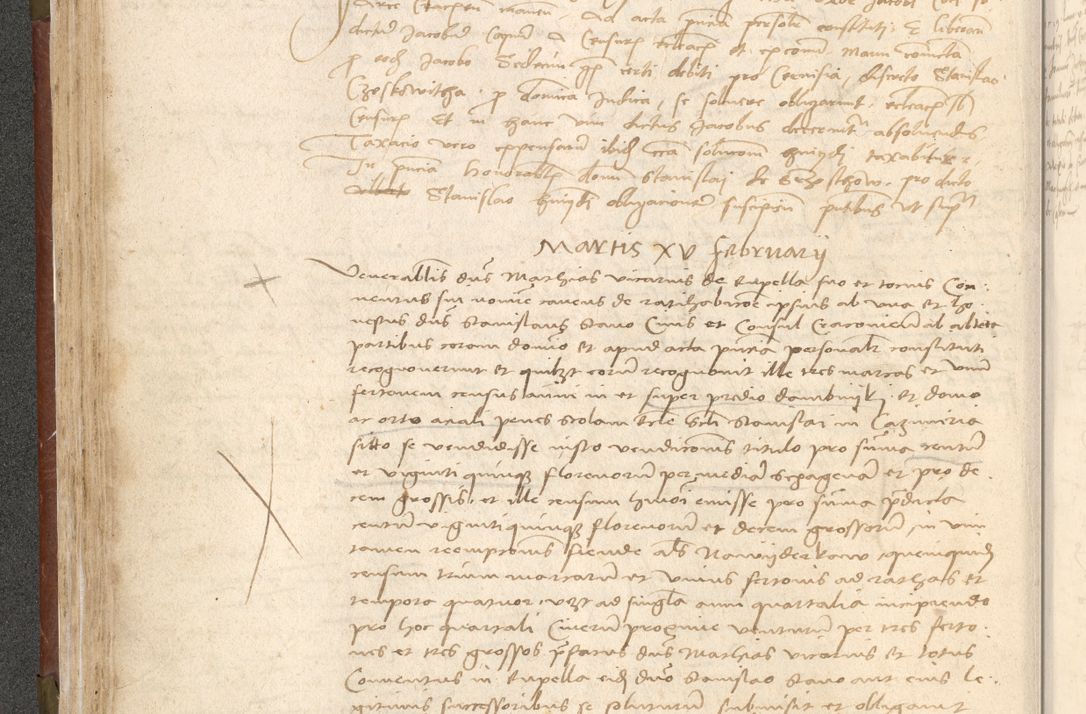 Zdjęcie nr 103 dla obiektu archiwalnego: Acta obligationum coram reverendo patre domino Thoma Rosnowsky canonico et officiali generali Cracoviensi ad annum Domini 1518