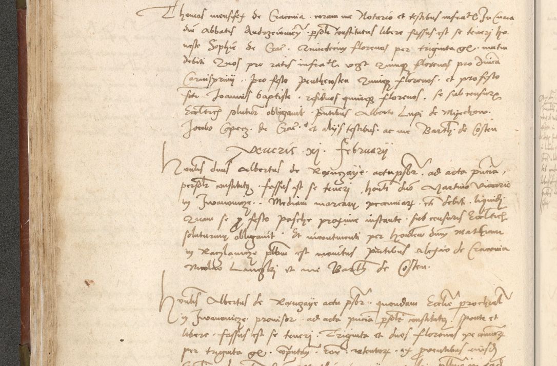 Zdjęcie nr 101 dla obiektu archiwalnego: Acta obligationum coram reverendo patre domino Thoma Rosnowsky canonico et officiali generali Cracoviensi ad annum Domini 1518