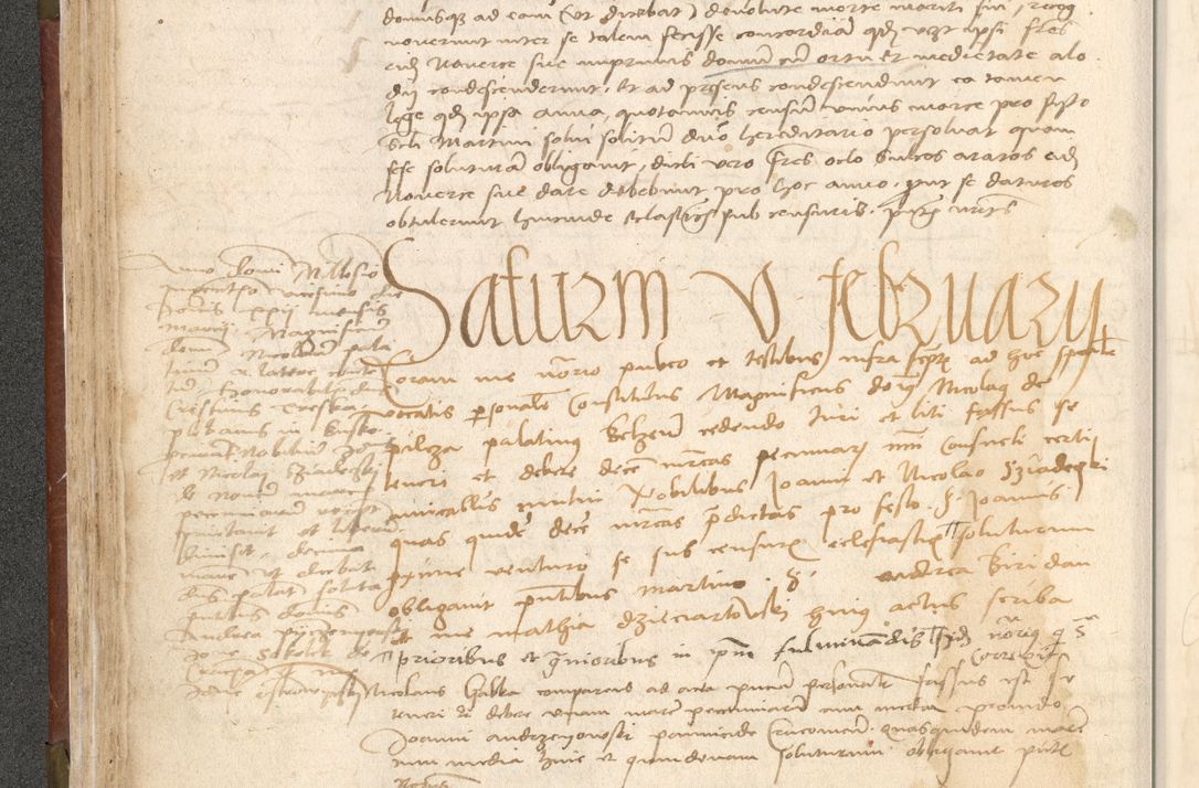 Zdjęcie nr 99 dla obiektu archiwalnego: Acta obligationum coram reverendo patre domino Thoma Rosnowsky canonico et officiali generali Cracoviensi ad annum Domini 1518