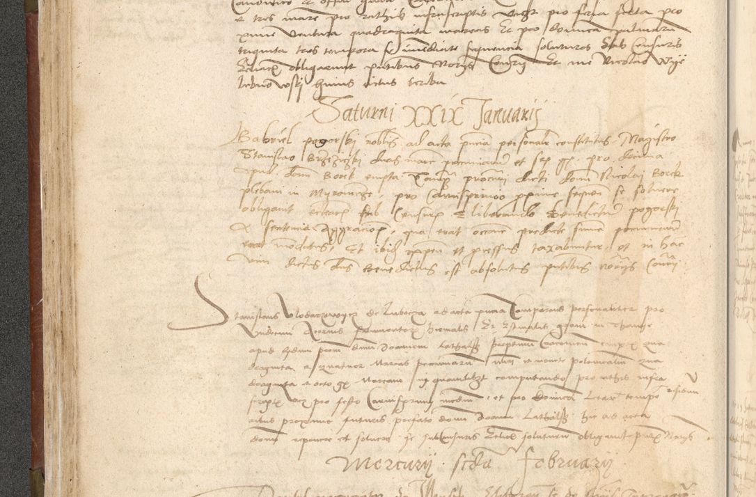 Zdjęcie nr 97 dla obiektu archiwalnego: Acta obligationum coram reverendo patre domino Thoma Rosnowsky canonico et officiali generali Cracoviensi ad annum Domini 1518