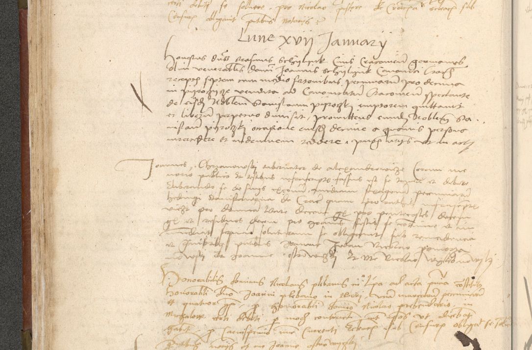 Zdjęcie nr 93 dla obiektu archiwalnego: Acta obligationum coram reverendo patre domino Thoma Rosnowsky canonico et officiali generali Cracoviensi ad annum Domini 1518