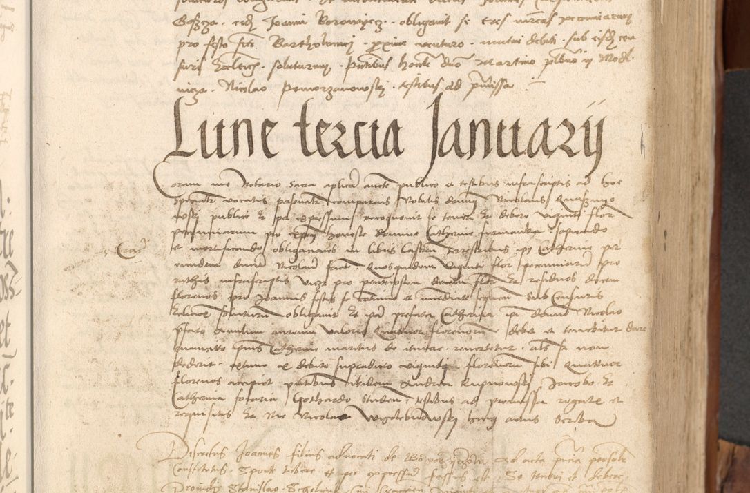 Zdjęcie nr 90 dla obiektu archiwalnego: Acta obligationum coram reverendo patre domino Thoma Rosnowsky canonico et officiali generali Cracoviensi ad annum Domini 1518