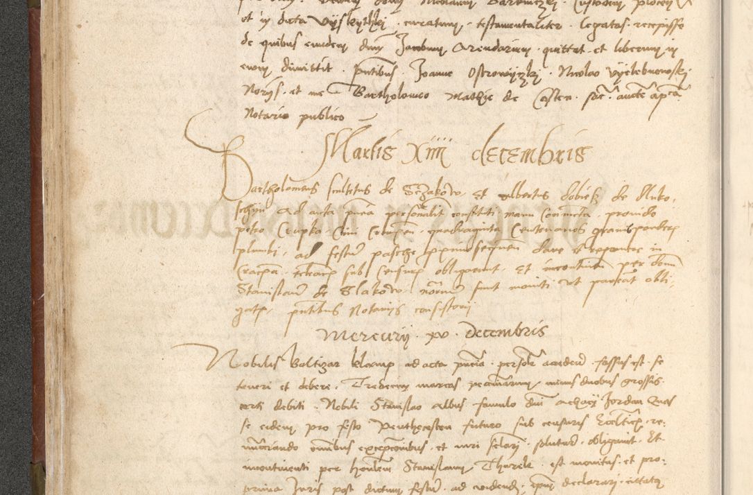 Zdjęcie nr 85 dla obiektu archiwalnego: Acta obligationum coram reverendo patre domino Thoma Rosnowsky canonico et officiali generali Cracoviensi ad annum Domini 1518