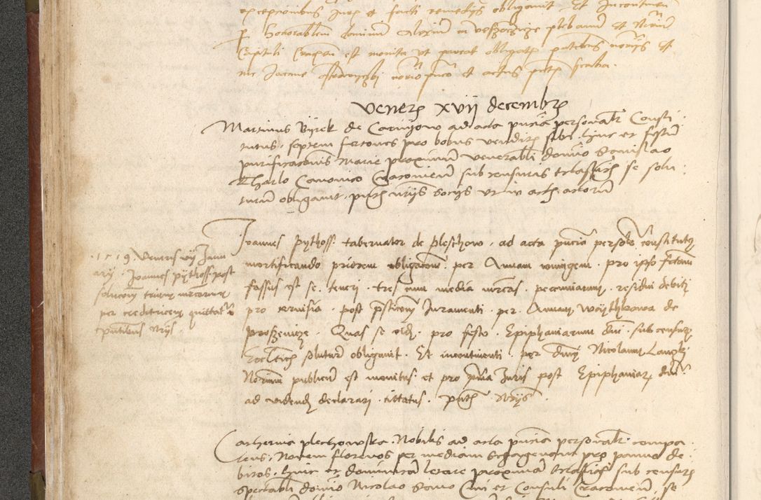 Zdjęcie nr 87 dla obiektu archiwalnego: Acta obligationum coram reverendo patre domino Thoma Rosnowsky canonico et officiali generali Cracoviensi ad annum Domini 1518