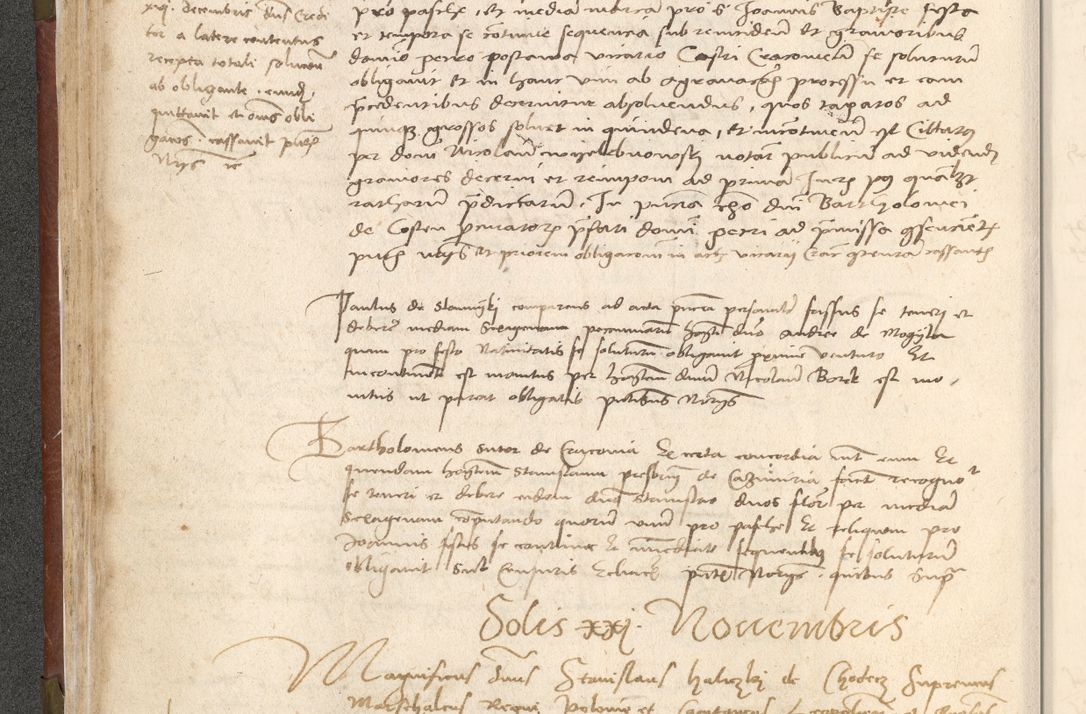 Zdjęcie nr 81 dla obiektu archiwalnego: Acta obligationum coram reverendo patre domino Thoma Rosnowsky canonico et officiali generali Cracoviensi ad annum Domini 1518