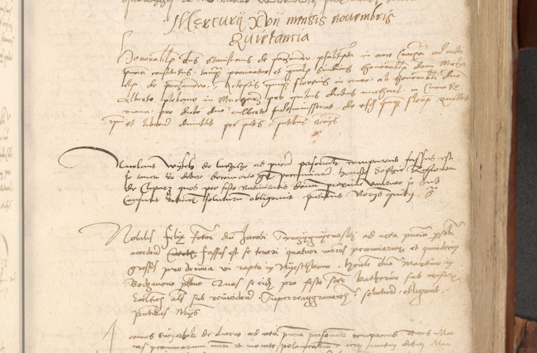 Zdjęcie nr 80 dla obiektu archiwalnego: Acta obligationum coram reverendo patre domino Thoma Rosnowsky canonico et officiali generali Cracoviensi ad annum Domini 1518
