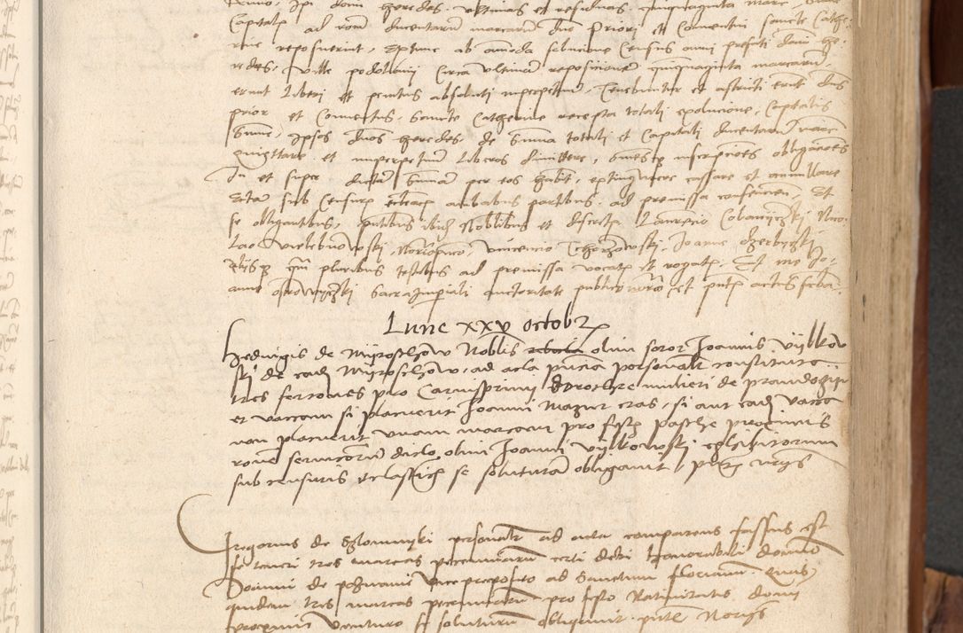 Zdjęcie nr 74 dla obiektu archiwalnego: Acta obligationum coram reverendo patre domino Thoma Rosnowsky canonico et officiali generali Cracoviensi ad annum Domini 1518