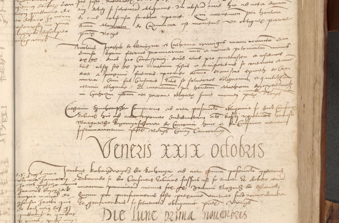 Zdjęcie nr 76 dla obiektu archiwalnego: Acta obligationum coram reverendo patre domino Thoma Rosnowsky canonico et officiali generali Cracoviensi ad annum Domini 1518