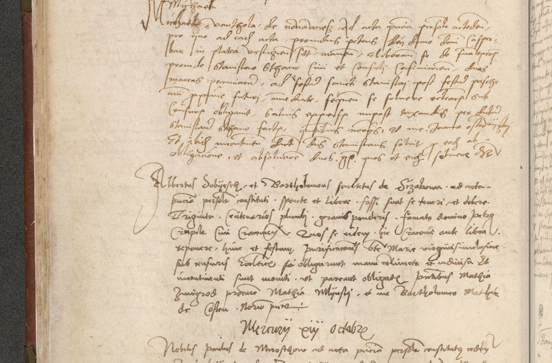 Zdjęcie nr 67 dla obiektu archiwalnego: Acta obligationum coram reverendo patre domino Thoma Rosnowsky canonico et officiali generali Cracoviensi ad annum Domini 1518