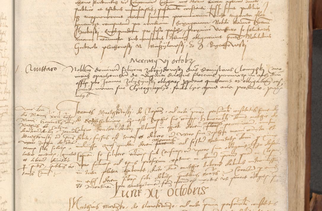 Zdjęcie nr 66 dla obiektu archiwalnego: Acta obligationum coram reverendo patre domino Thoma Rosnowsky canonico et officiali generali Cracoviensi ad annum Domini 1518
