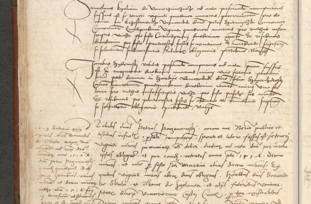 Zdjęcie nr 69 dla obiektu archiwalnego: Acta obligationum coram reverendo patre domino Thoma Rosnowsky canonico et officiali generali Cracoviensi ad annum Domini 1518