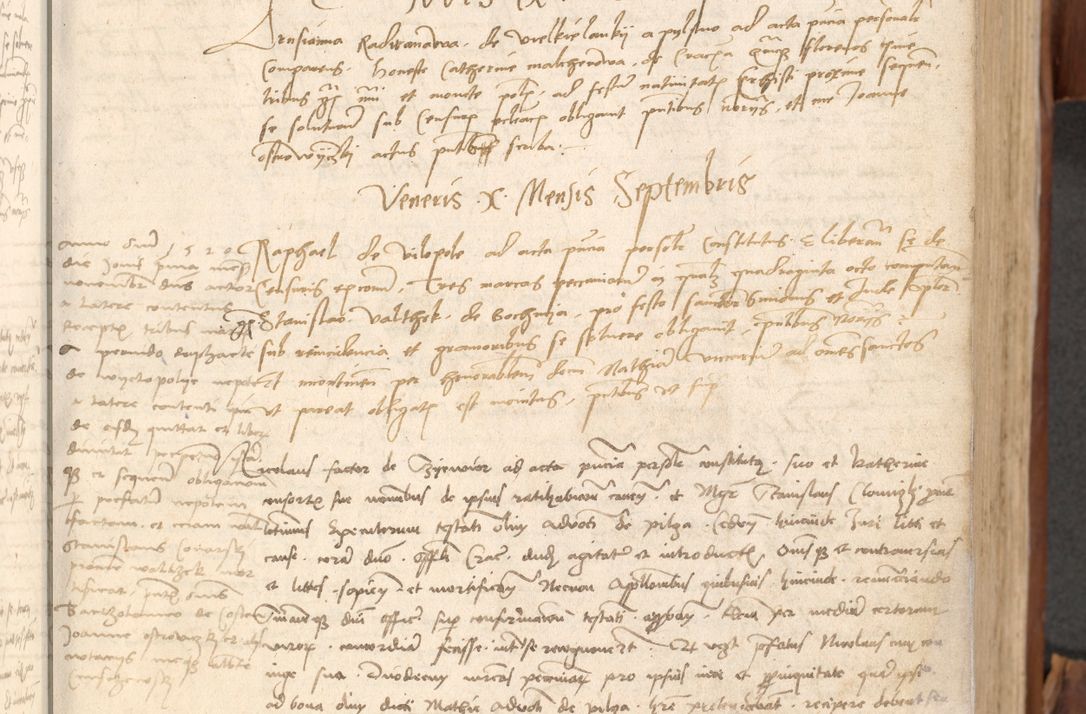 Zdjęcie nr 60 dla obiektu archiwalnego: Acta obligationum coram reverendo patre domino Thoma Rosnowsky canonico et officiali generali Cracoviensi ad annum Domini 1518