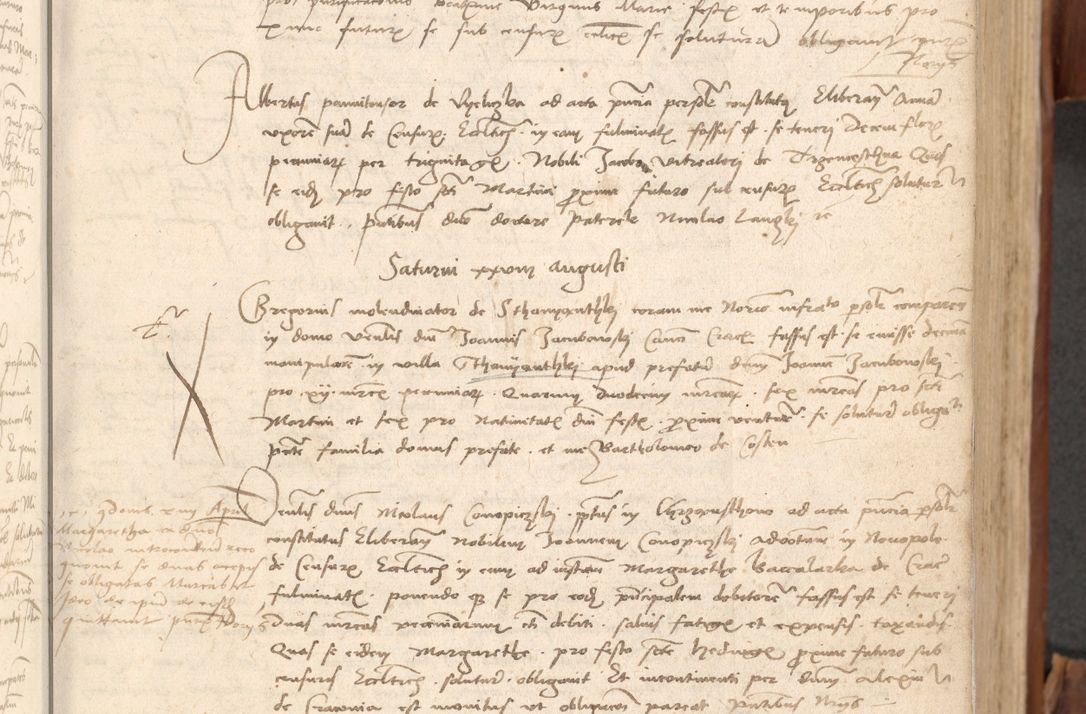 Zdjęcie nr 58 dla obiektu archiwalnego: Acta obligationum coram reverendo patre domino Thoma Rosnowsky canonico et officiali generali Cracoviensi ad annum Domini 1518