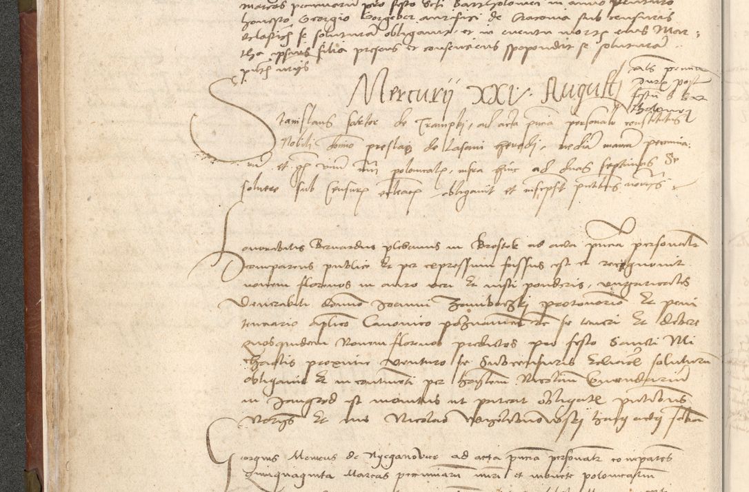 Zdjęcie nr 57 dla obiektu archiwalnego: Acta obligationum coram reverendo patre domino Thoma Rosnowsky canonico et officiali generali Cracoviensi ad annum Domini 1518