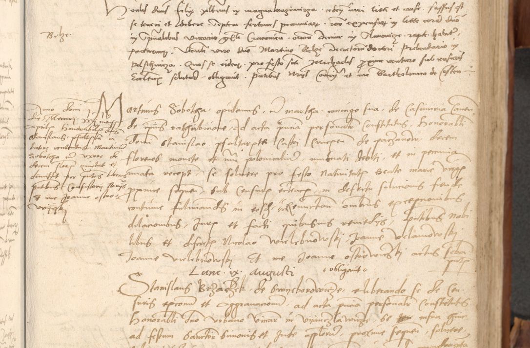 Zdjęcie nr 52 dla obiektu archiwalnego: Acta obligationum coram reverendo patre domino Thoma Rosnowsky canonico et officiali generali Cracoviensi ad annum Domini 1518