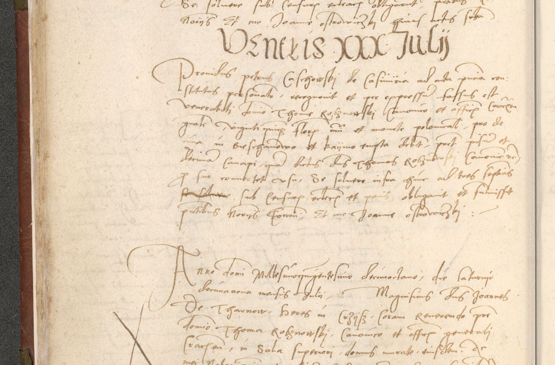 Zdjęcie nr 49 dla obiektu archiwalnego: Acta obligationum coram reverendo patre domino Thoma Rosnowsky canonico et officiali generali Cracoviensi ad annum Domini 1518