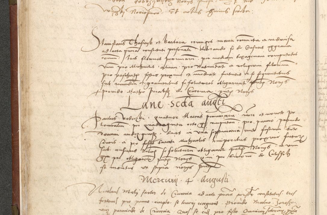 Zdjęcie nr 51 dla obiektu archiwalnego: Acta obligationum coram reverendo patre domino Thoma Rosnowsky canonico et officiali generali Cracoviensi ad annum Domini 1518