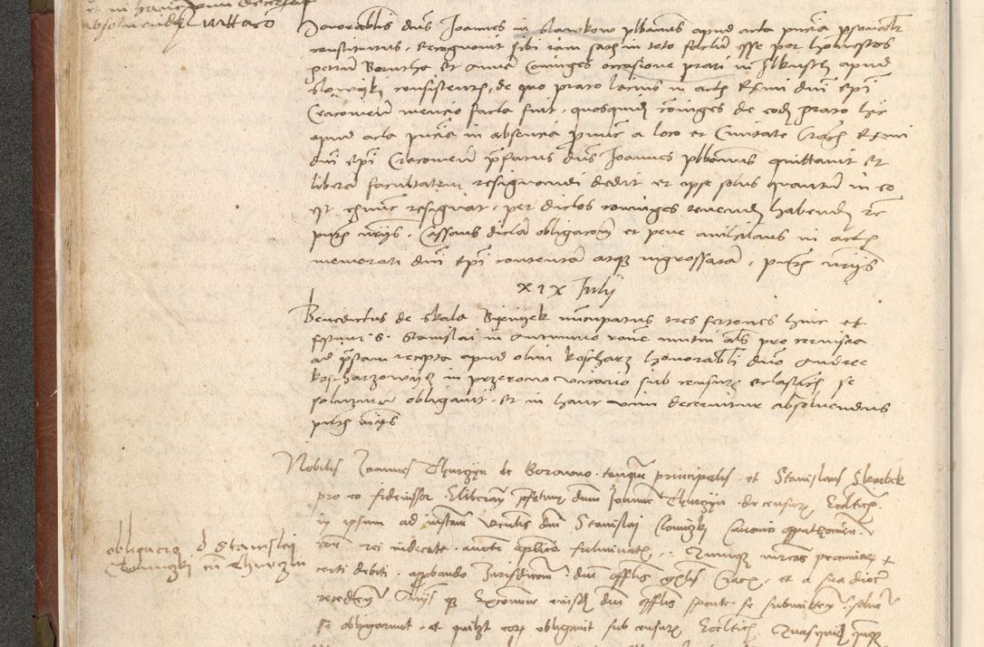 Zdjęcie nr 47 dla obiektu archiwalnego: Acta obligationum coram reverendo patre domino Thoma Rosnowsky canonico et officiali generali Cracoviensi ad annum Domini 1518