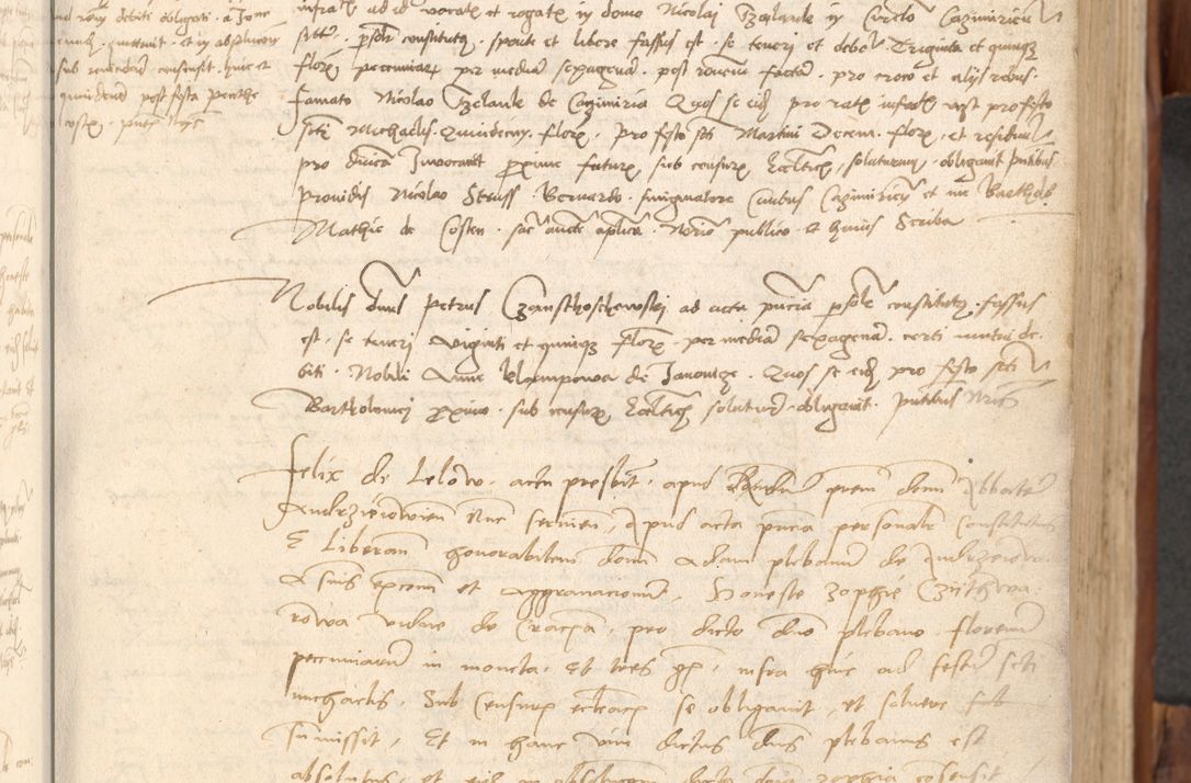 Zdjęcie nr 46 dla obiektu archiwalnego: Acta obligationum coram reverendo patre domino Thoma Rosnowsky canonico et officiali generali Cracoviensi ad annum Domini 1518