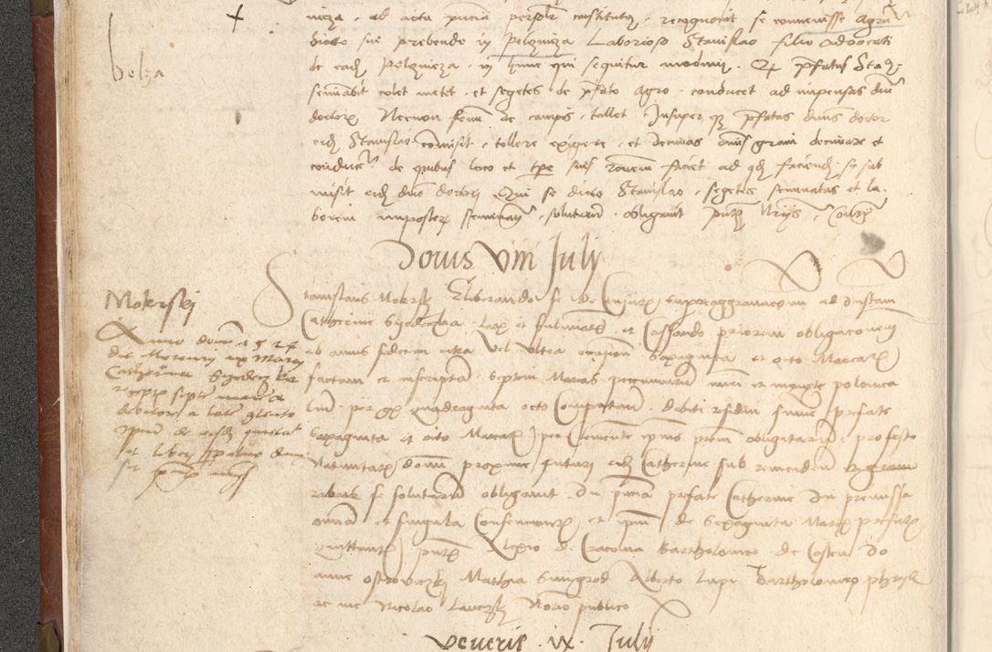 Zdjęcie nr 43 dla obiektu archiwalnego: Acta obligationum coram reverendo patre domino Thoma Rosnowsky canonico et officiali generali Cracoviensi ad annum Domini 1518