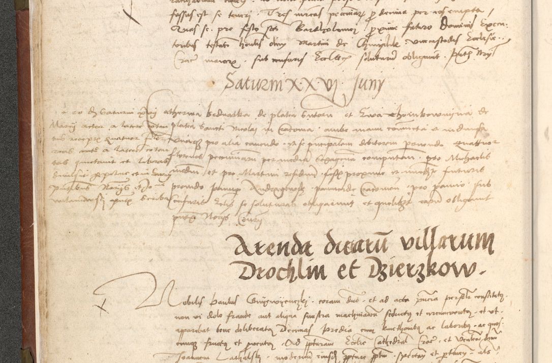 Zdjęcie nr 39 dla obiektu archiwalnego: Acta obligationum coram reverendo patre domino Thoma Rosnowsky canonico et officiali generali Cracoviensi ad annum Domini 1518