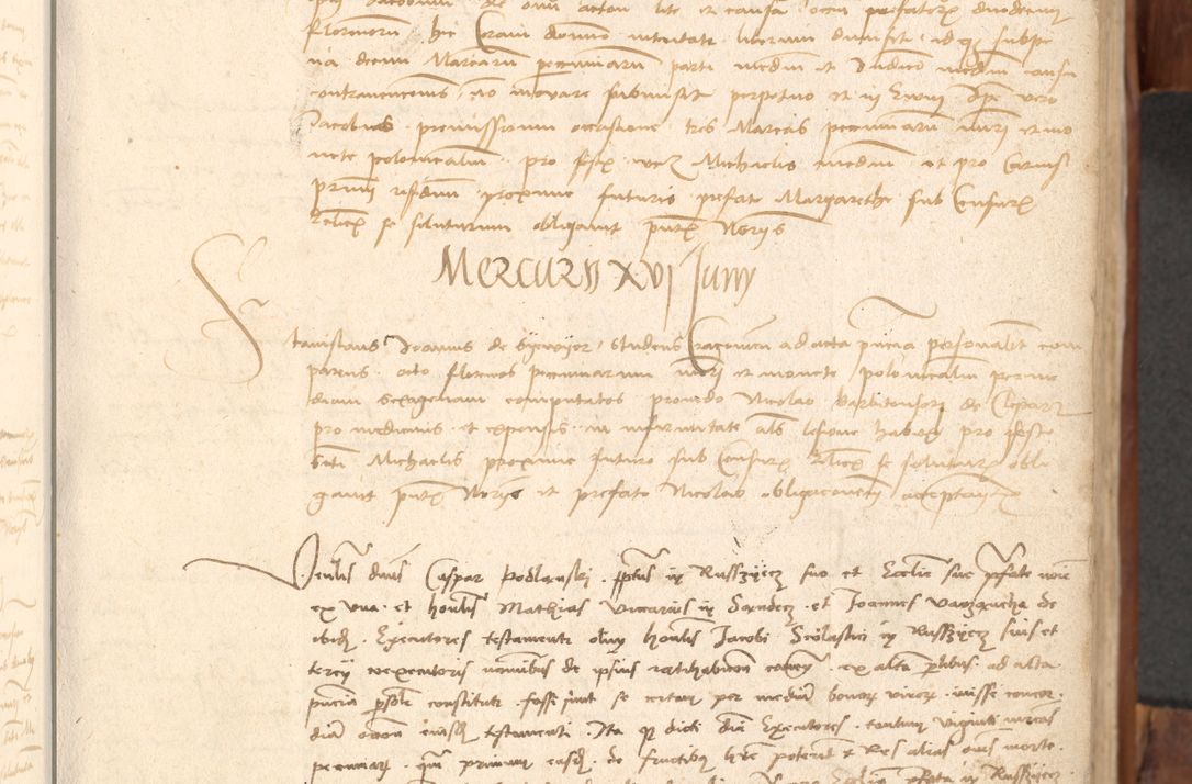 Zdjęcie nr 34 dla obiektu archiwalnego: Acta obligationum coram reverendo patre domino Thoma Rosnowsky canonico et officiali generali Cracoviensi ad annum Domini 1518